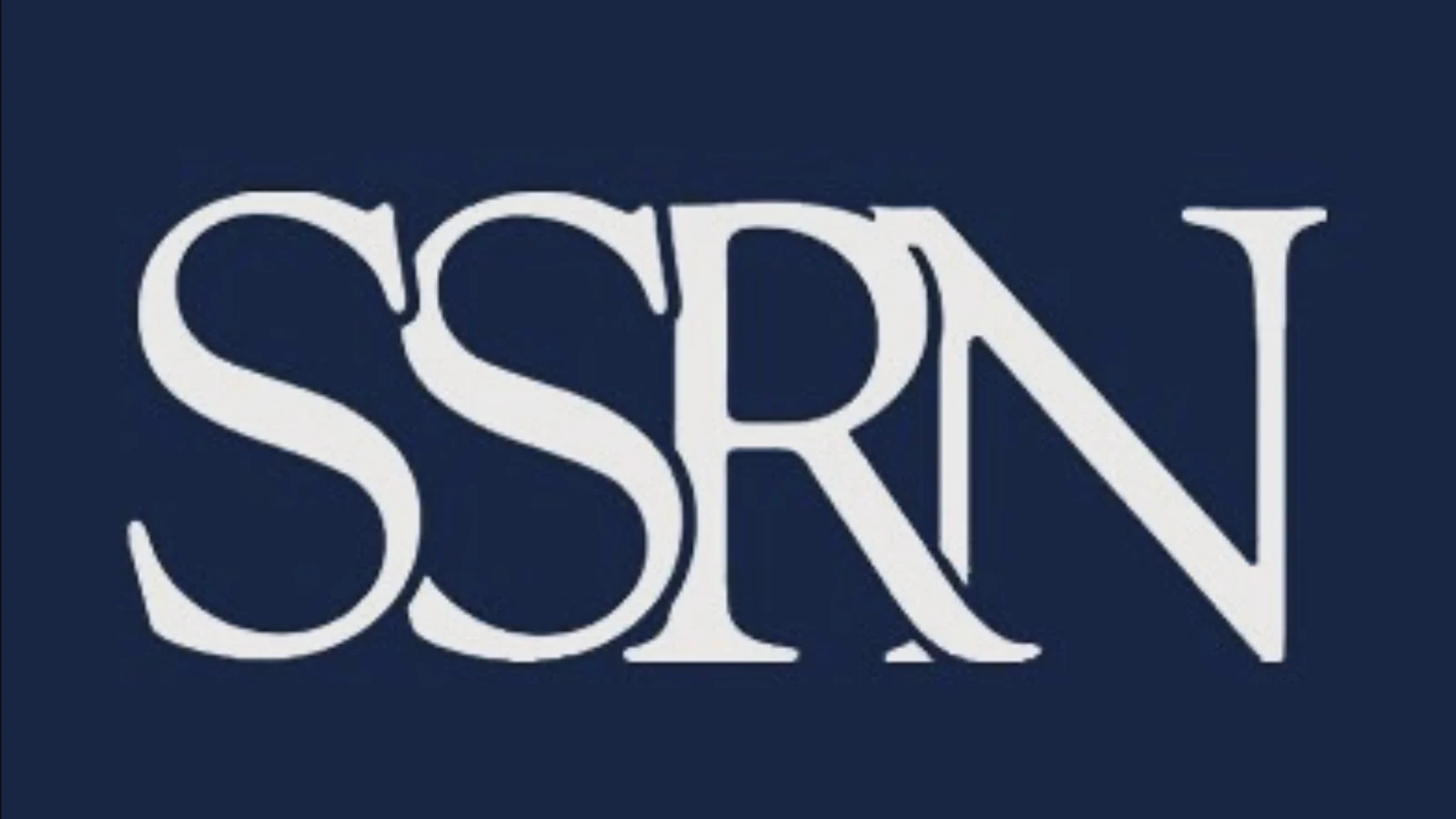 White SSRN logo on a dark blue background for Torus's first food waste research paper.