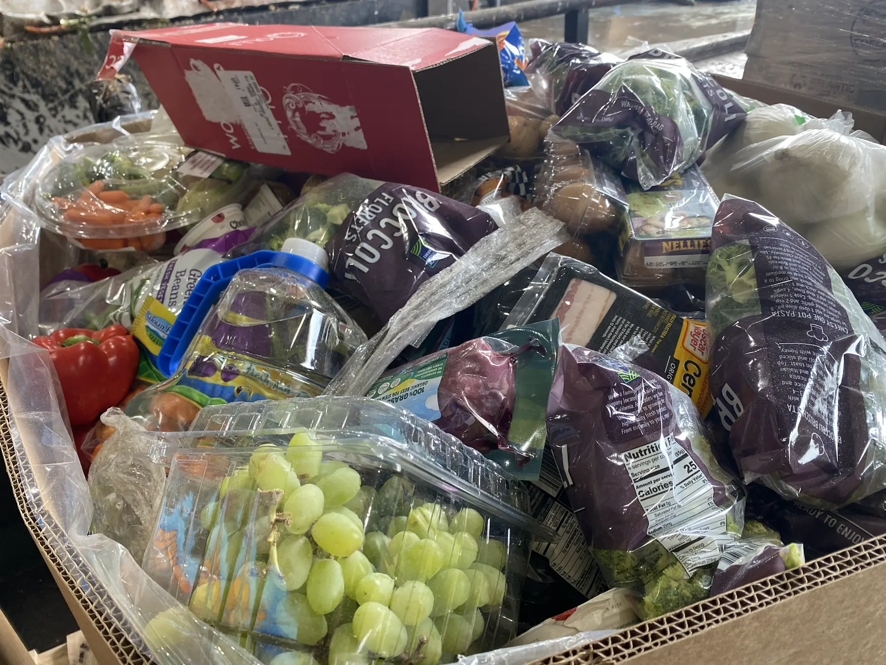 Wasted fruit discarded as food waste