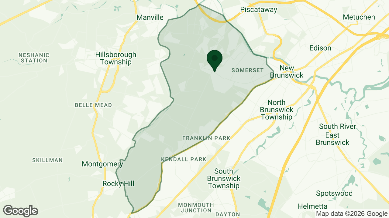 Map of Franklin, New Jersey