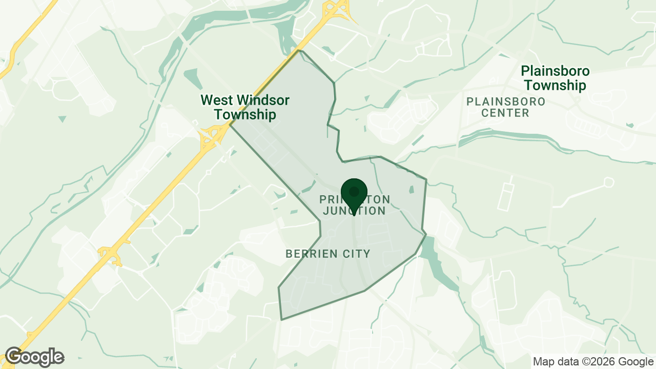 Map of Princeton Junction, New Jersey